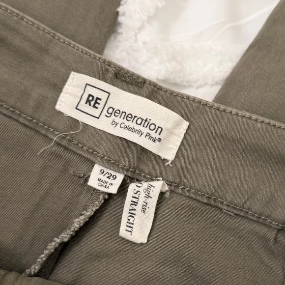 Olive Re Generation Cargo Jeans - Picture 4 of 12